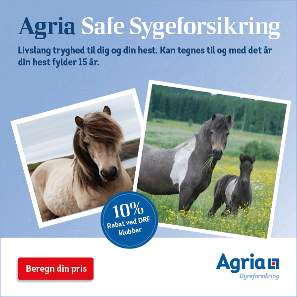 Agria Safe Sygeforsikring hest - Islænder